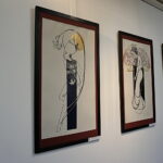 Odsłonięcie chaczkara i wystawa prac uczniów z udziałem ambasadora Armenii w kieleckim Plastyku / Mateusz Kaczmarczyk / Radio Kielce