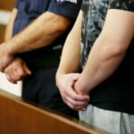 25.07.2017 Kielce. Rozprawa dotycząca śmiertelnego pobicia w Bogorii. Ogłoszenie wyroku. Oskarżony Hubert Sz. i Krzysztof D. / Marzena Mąkosa / Radio Kielce