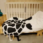 Obiekty z wystawy "Lekcja dizajnu" prezentującej polskie projekty tworzone z myślą o dzieciach. Łóżeczko Prymusik z materacem - 600 zł, pościel kolekcja Żółw - 50zł / Marzena Mąkosa / Radio Kielce