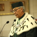 Inauguracja roku akademickiego na Politechnice Świętokrzyskiej. Na zdjęciu: Wiesław Trąmpczyński - rektor Politechniki Świętokrzyskiej / Marzena Mąkosa / Radio Kielce