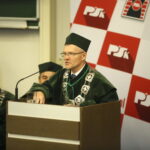 Inauguracja roku akademickiego na Politechnice Świętokrzyskiej.Przemawia dr hab. Artur Maciąg, prof. PŚK - prorektor ds. Studenckich i Dydaktyki / Marzena Mąkosa / Radio Kielce