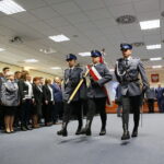 Ślubowanie nowo przyjętych funkcjonariuszy policji / Marzena Mąkosa / Radio Kielce