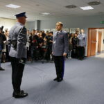 Ślubowanie nowo przyjętych funkcjonariuszy policji / Marzena Mąkosa / Radio Kielce