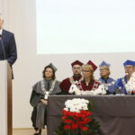 Inauguracja roku akademickiego na Uniwersytecie Jana Kochanowskiego w Kielcach. Przemawia wicepremier Jarosław Gowin  / Marzena Mąkosa / Radio Kielce