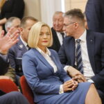 Inauguracja roku akademickiego na Uniwersytecie Jana Kochanowskiego w Kielcach. Na zdjęciu: Renata Janik - doradca ministra Jarosława Gowina / Marzena Mąkosa / Radio Kielce