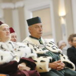 Inauguracja roku akademickiego na Uniwersytecie Jana Kochanowskiego w Kielcach. Na zdjęciu (od lewej): prof. Anna Wypych-Gawrońska (Uniwersytet Humanistyczno-Przyrodniczy im. Jana Długosza w Częstochowie) i prof. Wiesław Trąmpczyński - rektor Politechniki Świętokrzyskiej / Marzena Mąkosa / Radio Kielce