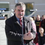 Otwarcie kompleksu boisk sportowych oraz siłowni zewnętrznej przy VII LO im. J.Piłsudskiego. Na zdjęciu: Wojciech Lubawski - prezydent Kielc / Marzena Mąkosa / Radio Kielce