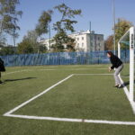 Otwarcie kompleksu boisk sportowych oraz siłowni zewnętrznej przy VII LO im. J.Piłsudskiego / Marzena Mąkosa / Radio Kielce