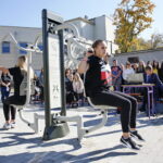 Otwarcie kompleksu boisk sportowych oraz siłowni zewnętrznej przy VII LO im. J.Piłsudskiego / Marzena Mąkosa / Radio Kielce