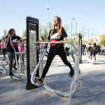 Otwarcie kompleksu boisk sportowych oraz siłowni zewnętrznej przy VII LO im. J.Piłsudskiego / Marzena Mąkosa / Radio Kielce