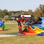 Skoki spadochronowe / Marzena Mąkosa / Radio Kielce