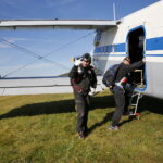 Skoki spadochronowe / Marzena Mąkosa / Radio Kielce