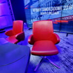 Studio przygotowane na Debaty Wyborcze / Marzena Mąkosa / Radio Kielce
