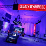 Studio przygotowane na Debaty Wyborcze / Marzena Mąkosa / Radio Kielce