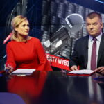 „Debaty o Kielcach”: Arkadiusz Jelonek i Artur Gierada. Na zdjęciu: Beata Oleś - TVP 3 Kielce i Radosław Podsiadły - Polskie Radio Kielce / Marzena Mąkosa / Radio Kielce