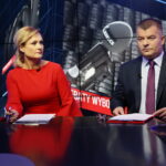 „Debaty o Kielcach”: Arkadiusz Jelonek i Artur Gierada. Na zdjęciu: Beata Oleś - TVP 3 Kielce i Radosław Podsiadły - Polskie Radio Kielce / Marzena Mąkosa / Radio Kielce
