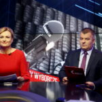 „Debaty o Kielcach”: Arkadiusz Jelonek i Artur Gierada. Na zdjęciu: Beata Oleś - TVP 3 Kielce i Radosław Podsiadły - Polskie Radio Kielce / Marzena Mąkosa / Radio Kielce