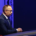 „Debaty o Kielcach”: Arkadiusz Jelonek i Artur Gierada. Na zdjęciu: Artur Gierada - poseł PO i kandydat na prezydenta Kielc / Marzena Mąkosa / Radio Kielce
