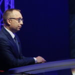 „Debaty o Kielcach”: Arkadiusz Jelonek i Artur Gierada. Na zdjęciu: Artur Gierada - poseł PO i kandydat na prezydenta Kielc / Marzena Mąkosa / Radio Kielce