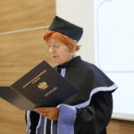 Uroczysta immatrykulacja na Wydziale Lekarskim UJK. Na zdjęciu: dr Grażyna Nowak - Starz / Marzena Mąkosa / Radio Kielce