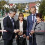 Otwarcie wyremontowanej drogi w Zajączkowie w gminie Piekoszów / Marzena Mąkosa / Radio Kielce