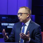 „Debaty o Kielcach”: Krzysztof Adamczyk i Artur Gierada. Na zdjęciu: Artur Gierada - poseł PO i kandydat na prezydenta Kielc / Marzena Mąkosa / Radio Kielce