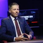 „Debaty o Kielcach”: Marcin Chłodnicki i  Artur Gierada. Na zdjęciu: Marcin Chłodnicki - kandydat na prezydenta Kielc / Marzena Mąkosa / Radio Kielce