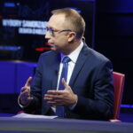 „Debaty o Kielcach”: Marcin Chłodnicki i  Artur Gierada. Na zdjęciu: Artur Gierada - poseł PO i kandydat na prezydenta Kielc / Marzena Mąkosa / Radio Kielce