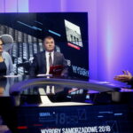 „Debaty o Kielcach”: Marcin Chłodnicki i  Artur Gierada. Na zdjęciu (od lewej): Beata Oleś - TVP 3 Kielce, Radosław Podsiadły - Polskie Radio Kielce i Artur Gierada - poseł PO i kandydat na prezydenta Kielc / Marzena Mąkosa / Radio Kielce