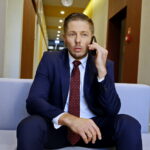 „Debaty o Kielcach”: Marcin Chłodnicki i Artur Gierada. Na zdjęciu: Marcin Chłodnicki - kandydat na prezydenta Kielc / Marzena Mąkosa / Radio Kielce