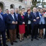 Konferencja PiS na kieleckim Rynku / Marzena Mąkosa / Radio Kielce