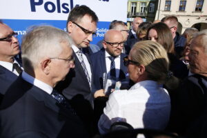 Spotkanie ministra sprawiedliwości Zbigniewa Ziobro z mieszkańcami Kielc / Marzena Mąkosa / Radio Kielce