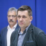 Spotkanie "Porozmawiajmy o najważniejszych sprawach dla Kielc". Prezentacja kandydatów na radnych PiS z okręgu nr 2 w Kielcach. Leszek Zbroszczyk-Rylski / Marzena Mąkosa / Radio Kielce