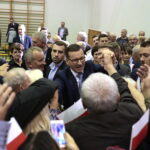 Spotkanie premiera Mateusza Morawieckiego z mieszkańcami Ostrowca Świętokrzyskiego / Marzena Mąkosa / Radio Kielce