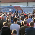 Spotkanie premiera Mateusza Morawieckiego z mieszkańcami Staszowa / Marzena Mąkosa / Radio Kielce