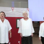 Otwarcie nowo wyremontowanych pomieszczeń warsztatów terapii zajęciowej w DPS im. Św. Brata Alberta przy ul. Żeromskiego. Występy kobiet mieszkających w ośrodku / Marzena Mąkosa / Radio Kielce