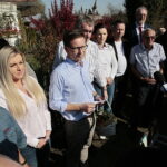 Konferencja Wojciecha Lubawskiego, prezydenta Kielc w ogrodzie działkowym Magnolia / Marzena Mąkosa / Radio Kielce