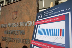 Konferencja prasowa PiS / Marzena Mąkosa / Radio Kielce