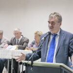 Spotkanie prezydenta Kielc, Wojciecha Lubawskiego z mieszkańcami. Na zdjęciu: Wojciech Lubawski - prezydent Kielc / Marzena Mąkosa / Radio Kielce