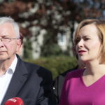 Konferencja prasowa PiS. Na zdjęciu (od lewej): Krzysztof Lipiec - poseł PiS i Anna Krupka - poseł PiS / Marzena Mąkosa / Radio Kielce