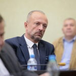 Uroczysta, pożegnalna sesja kieleckiej rady miasta w ratuszu. Podsumowanie działalności samorządu Kielc w kadencji 2014 – 2018. Na zdjęciu: Krzysztof Adamczyk - Radny Rady Miasta Kielce / Marzena Mąkosa / Radio Kielce