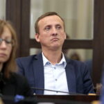 Uroczysta, pożegnalna sesja kieleckiej rady miasta w ratuszu. Podsumowanie działalności samorządu Kielc w kadencji 2014 – 2018. Na zdjęciu: Dawid Kędziora - Radny Rady Miasta Kielce / Marzena Mąkosa / Radio Kielce