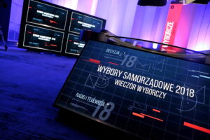 Radio Kielce i TVP3 Kielce. Wieczór Wyborczy - Studio / Marzena Mąkosa / Radio Kielce