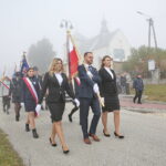 Uroczystość nadania Szkole Podstawowej z Oddziałami Dwujęzycznymi w Bolminie imienia Świętego Jana Pawła II / Marzena Mąkosa / Radio Kielce