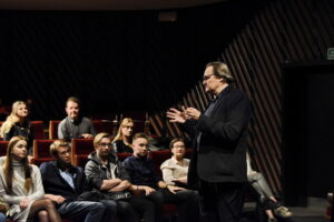 Teatr Pegaz. Po prawej: Andrzej Skorupski, dyrektor Teatru Pegaz / Marzena Mąkosa / Radio Kielce