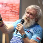 Spotkanie z Aleksandrem Dobą - zdobywcą tytułu "Podróżnika Roku 2015" National Geographic w Muzeum Narodowym. Na zdjęciu: Aleksander Doba - podróżnik / Marzena Mąkosa / Radio Kielce