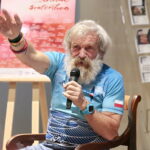 Spotkanie z Aleksandrem Dobą - zdobywcą tytułu "Podróżnika Roku 2015" National Geographic w Muzeum Narodowym. Na zdjęciu Aleksander Doba - podróżnik / Marzena Mąkosa / Radio Kielce