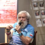 Spotkanie z Aleksandrem Dobą - zdobywcą tytułu "Podróżnika Roku 2015" National Geographic w Muzeum Narodowym. Na zdjęciu Aleksander Doba - podróżnik / Marzena Mąkosa / Radio Kielce