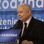 Wizyta Jarosława Kaczyńskiego, prezesa Prawa i Sprawiedliwości w Skarżysku - . Na zdjęciu: Jarosław Kaczyński - prezes PiS / Marzena Mąkosa / Radio Kielce