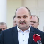 Konferencja posła Krzysztofa Lipca w Tuczępach. Jacek Bławat - kandydat na wójta Tuczęp / Marzena Mąkosa / Radio Kielce